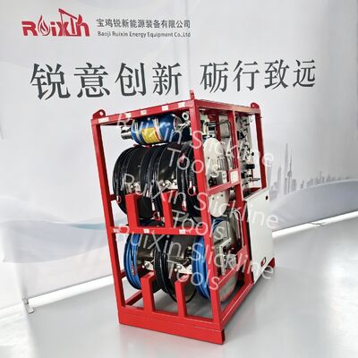 स्लिकलाइन पीसीई हाइड्रोलिक कंट्रोल ग्रीस इंजेक्शन पंप सिस्टम 5000PSI ～15000PSI एपीआई वायरलाइन उपकरण