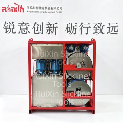स्लिकलाइन पीसीई हाइड्रोलिक कंट्रोल ग्रीस इंजेक्शन पंप सिस्टम 5000PSI ～15000PSI एपीआई वायरलाइन उपकरण